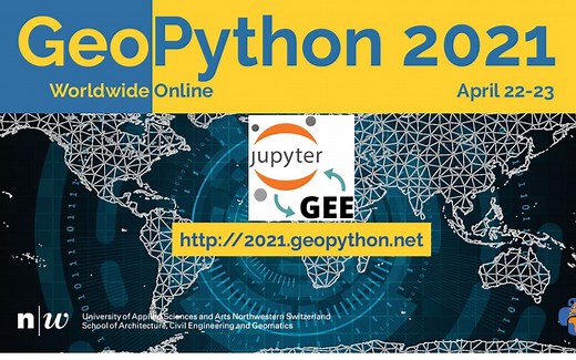 Earth Engine and geemap workshop at GeoPython Conference 2021