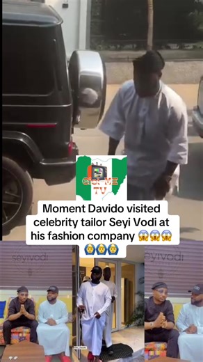 Davido's Visit to Celebrity Tailor Seyi Vodi