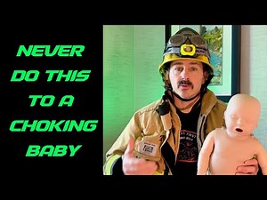 Never use a blind finger sweep #firstaid #cpr #choking #baby #newmom