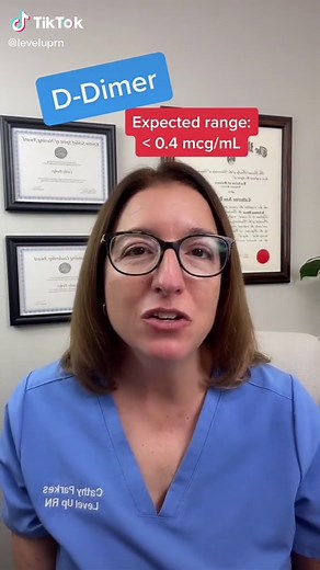 D-Dimer - how to remember lab values!#nurse #nursingschool #NCLEX #tiktoknurse #nursingstudent #nursesoftiktok #nursestiktok #LevelUpRN #labvalues