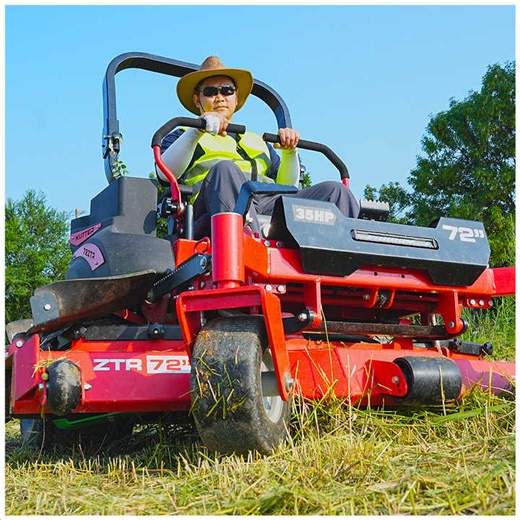 High Efficiency 72 Inch Commercial Zero Turn Mower for Large Area Lawn Cutting