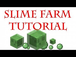 Minecraft Slime farm tutorial