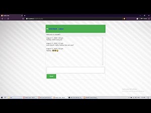 PUBLIC CHAT ROOM IN PHP and MySQL | Source Code & Projects