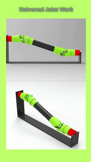 Universal Joint Work #UniversalJoint #UJ #MechanicalEngineering #HowItWorks #shorts