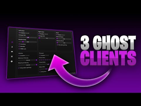 TOP 3 FREE MINECRAFT GHOST CLIENTS MODS *UPDATED 2022*