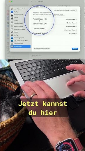TRICK zum Abschalten von CAPSLOCK (Feststelltaste) #macos #macbook #tipps