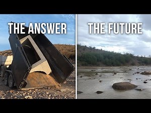 I'm Fighting Desert Floods with Free Waste Concrete