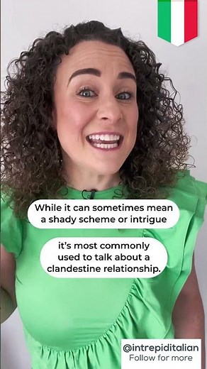 How to say “a secret love affair” in Italian