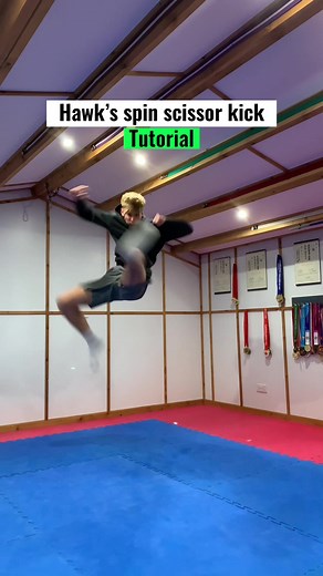Nat Hearn (@nat_hearn) - Hawks Spin Scissor Kick Tutorial