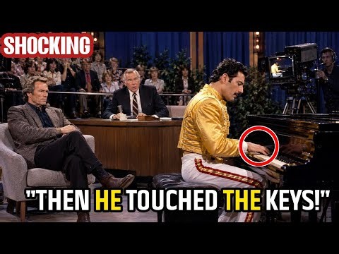 Clint Eastwood Jokingly Asked Freddie Mercury to Play the Piano—Johnny Carson’s Smile Suddenly
