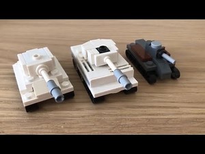 How to build mini LEGO WW2 Tanks