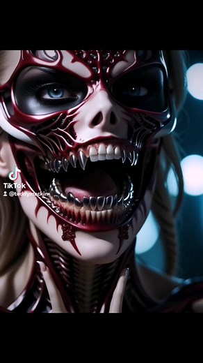 #aiart #stablediffusion Prompt:a close up of a very strange looking creature, inspired by #JonasDeRo, #hajimesorayama designed girl, gehenna, saw teeth, necrosis, by #andreiriabovitchev, promotional images, female lead character, powering up. hyperdetailed, rule 34, host of the #nightmare. #aiartcommunity #aiartwork @ https://www.facebook.com/LovingAI #bohnes | Illicit Art | Facebook