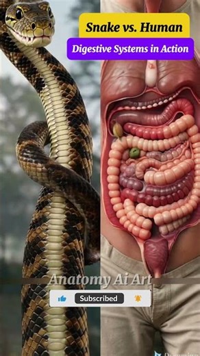 Snake vs. Human: Digestive Systems in Action