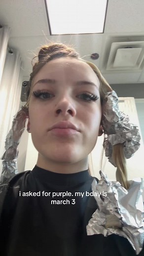 Purple Hair Dye: March 3 Birthday Hair Color Ideas
