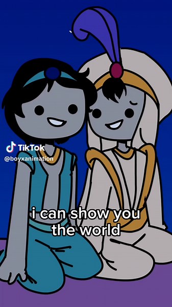 i'm not crying, you're crying 🥹😭❤️ #aladdin #boyslove #animation #lgbt