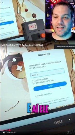 M5 DinMeter: Autenticação Segura com RFID e QR Code! 🔐 #shorts