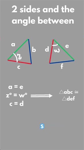 How to Identify Congruent Triangles #maths #geometry #mathematics #learning #school