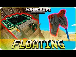 Minecraft PE Seeds - Stronghold under VILLAGE & Floating Island Seed - MCPE 1.1 / 1.0