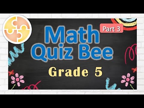 Math Quiz Bee for Grade 5 | Quiz 3 | Quiz by brainYs