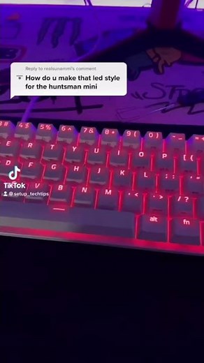 How to change your RGB on a Razer Huntsman Mini!