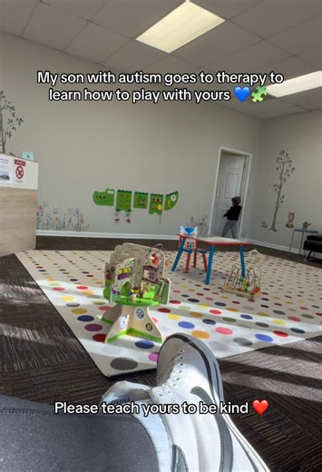 Every therapy session, every small win, and every ounce of my effort is for him. I’m pouring my heart into building a world where my baby boy can grow up to be everything and much more than he ever dreamed he could be. While he works hard to learn how to navigate the world and play with your children, please take a moment to teach yours the beauty of kindness and inclusion. We are all learning together ✨❤️ #autismacceptance #autismawareness #kindnessmatters #mywhy #momtok