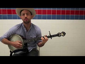 Scott Avett Practicing Banjo