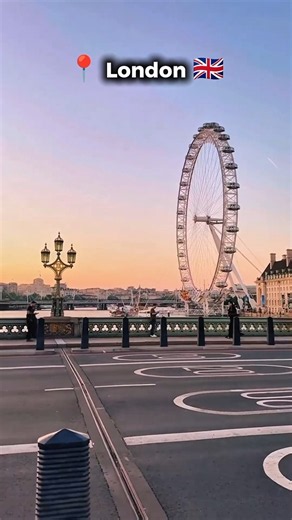 London Sunset 🇬🇧 | Big Ben, London Eye & Golden Hour Views | 4K Shorts