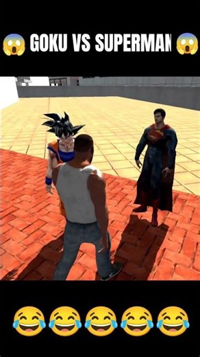 INDIAN BIKE DRIVING 3D GOKU VS SUPERMAN FIGHT #shorts