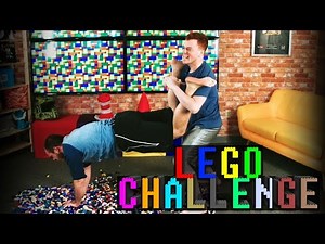 THE LEGO CHALLENGE! w/ Barney and Red