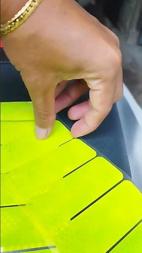 Reflectorized stickers for a safety travel