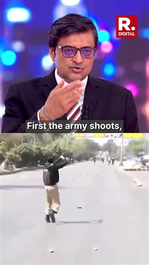 Arnab Questions The So-Called 'Brave' Pakistani Army For Killing People In PoK