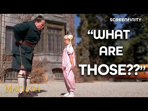 Getting dragged on the first day at a new school | Matilda (1996) | Screenfinity