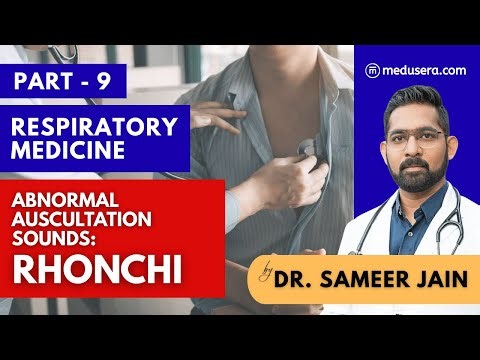 What is RHONCHI? || Part 9 Respiratory Medicine || #rhonchi on #auscultation