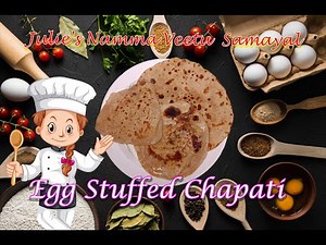 Egg Stuffed Chapati | how to make egg Stuffed | Egg Recipe | Chapati #egg #chapati