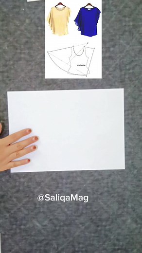 3.6K views · 48 reactions | How to Make Asymmetrical Top Pattern | Blouse Pattern #blousepatterns #pinterestpattern | Learn Dress Making and Designing | Facebook