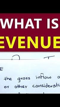 What is Revenue? - By Saheb Academy