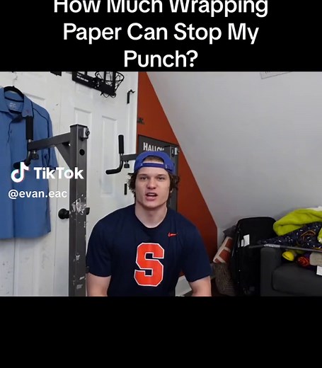 Testing Wrapping Paper Strength with Punches