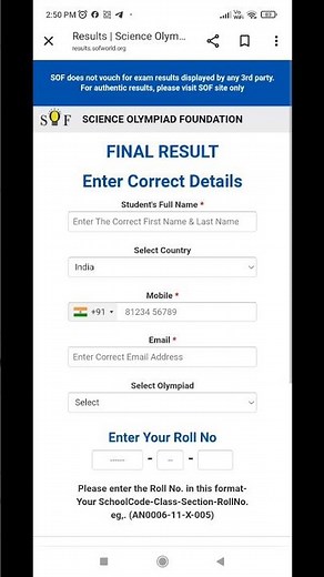 SOF IGKO RESULT 2025-2026 INTERNATIONAL RANK 1 I won International rank 1#sofolympiad