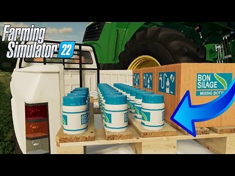 How to use bonsilage (silage additive) | FARMING SIMULATOR 22