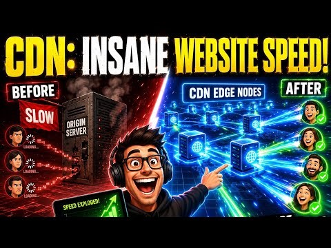 Content Delivery Networks (CDN) Explained | How Websites Load So Fast #cdn #contentdeliverynetwork
