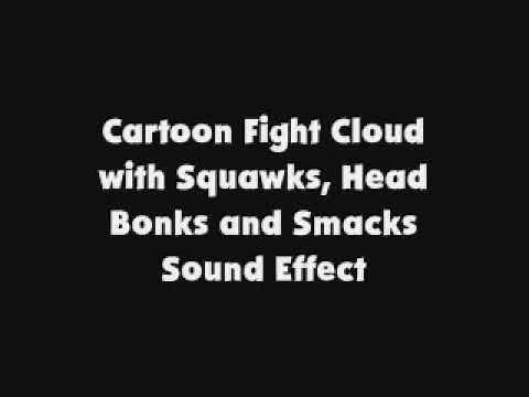 Cartoon Fight Cloud with Squawks, Head Bonks and Smacks SFX