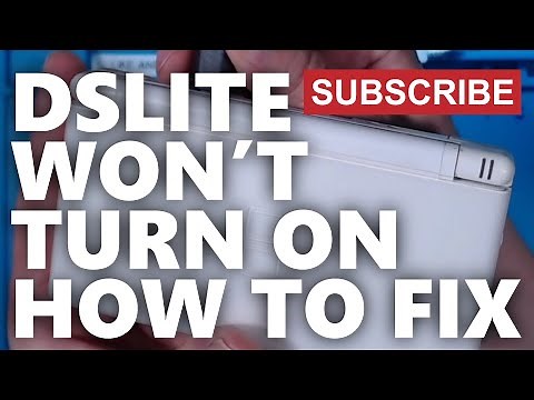 DS lite won't switch on | How to fix it walkthrough