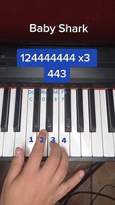 1M views · 8.1K reactions | Baby Shark piano tutorial #babyshark #pianotutorial | Ponchopiano | Facebook