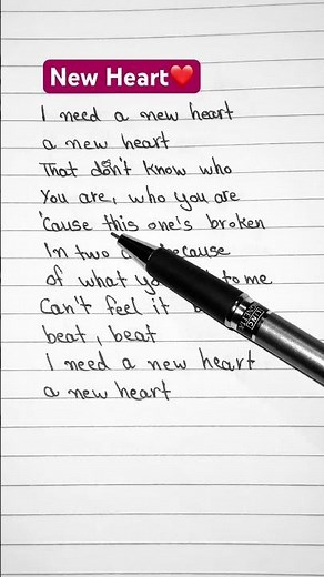 New Heart❤️song by Crash Adams #songlyrics #crashadams #lyrics