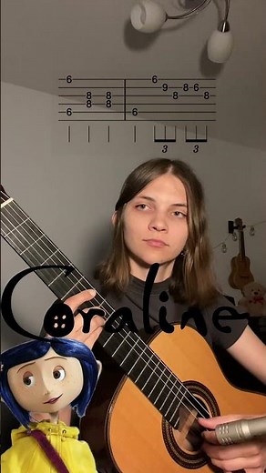 Exploration Coraline Guitar Theme #dc #foryou #guitar #coraline #exploration #guitartheme #freetab