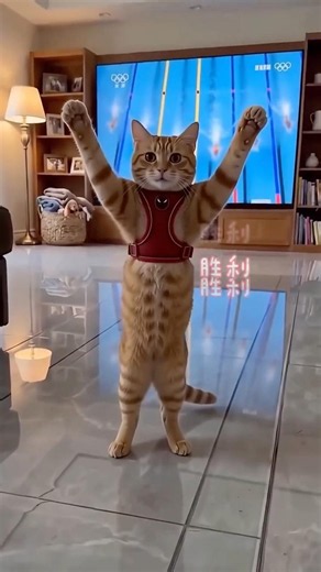 You call them fat, and they start panting—confusing cat behavior, hilarious cute pets.