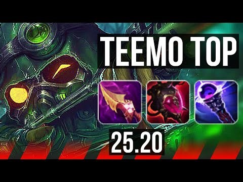 TEEMO vs AMBESSA (TOP) | Rank 11 Teemo | KR Master | 25.20