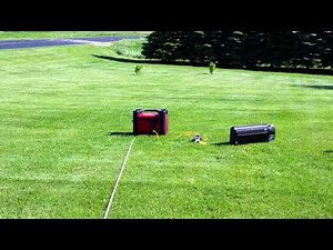 Inverter generator sound deadening box test