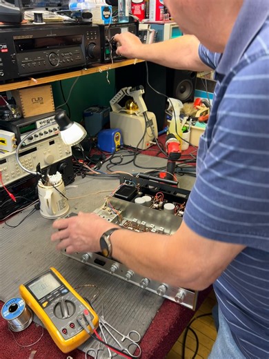 151K views · 2.4K reactions | Sansui receiver with some bad outputs replaced today. #hifiaudio #vintageaudio #audiophile #audiophiles #vintagestereo #workvibes #stereo #classicaudio #stereosound | The Vintage Audio Shop | Facebook