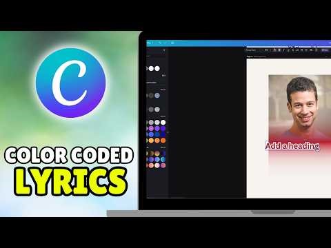 How To Make Color Coded Lyrics Canva (2026) - Make A Color Coded Lyrics Video Canva
